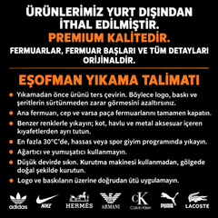 Özel Seri Lacivert Kırmızı Beyaz Bel ve Yaka Şeritli Fermuarlı Eşofman Takımı
